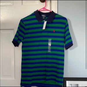 NWT boys: size L Ralph Lauren stripped polo shirt